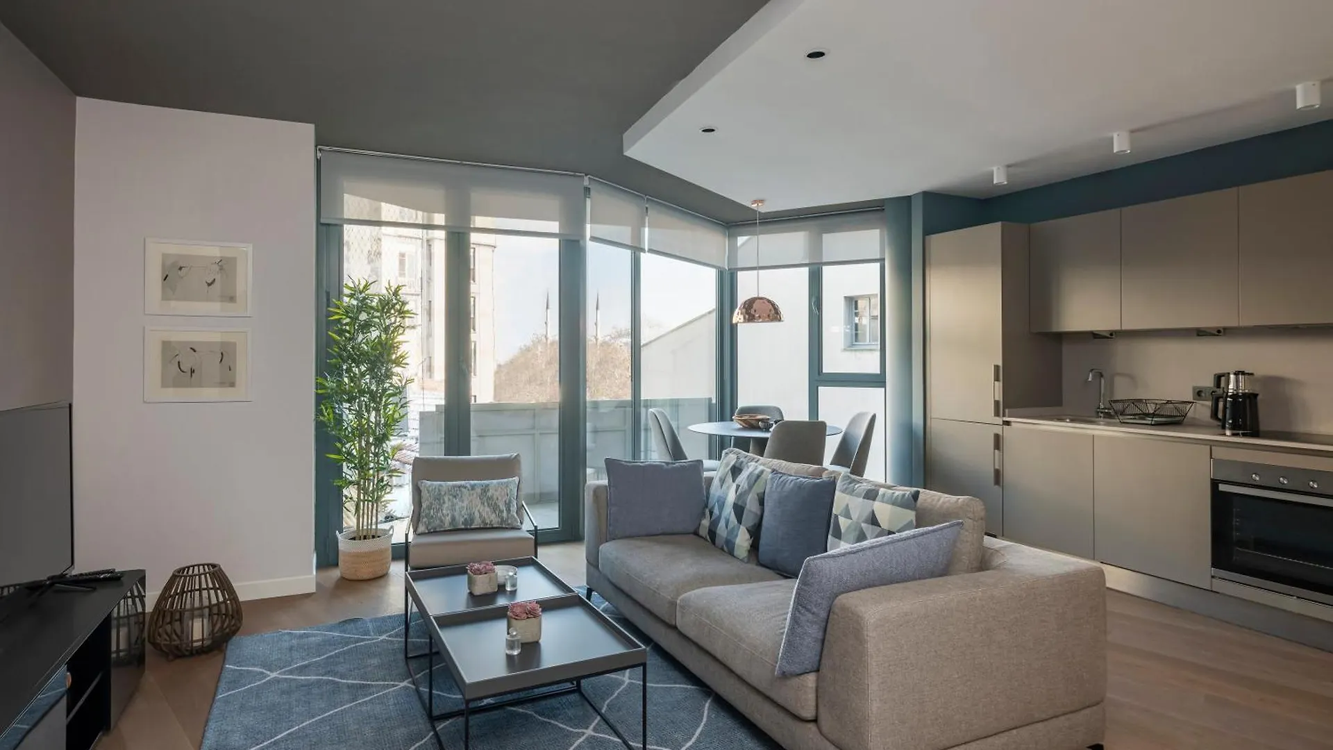 Apartmán Bright Modern 1Bd Brand New Scenic Balcony! #66 Istanbulská provincie